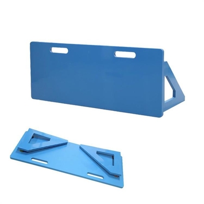 لوحات انتعاش كرة القدم HDPE المحمولة من البلاستيك الأزرق