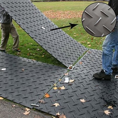 HDPE المعدات الثقيلة حصيرة حصيرة الوصول إلى مسارات بلاستيكية مؤقتة البناء