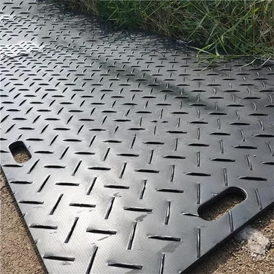 المعدات الثقيلة HDPE الاصطناعية مستنقع العشب الحصير للوصول المؤقت