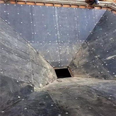 ورقة بطانة خزان الفحم UHMWPE مخصصة غير لاصقة ورقة البولي ايثيلين الأسود