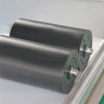 4 بوصة أسود بوليمر HDPE ناقل ضبط بكرات الاحتكاك العاطل الأسطوانة