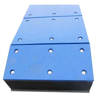 لوحة UHMWPE Dock Fender لوحة الوجه من البولي إيثيلين البلاستيكي للحاجز البحري