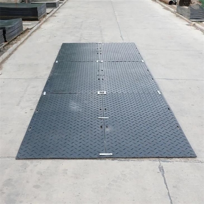 4x8ft في الهواء الطلق مركب البلاستيك HDPE لوحة الطريق الحصير حماية الأرض
