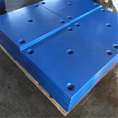 لوحة UHMWPE Dock Fender لوحة الوجه من البولي إيثيلين البلاستيكي للحاجز البحري