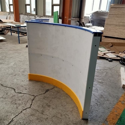 عالية الكثافة البولي ايثيلين حلبة التزلج على الجليد حديدي حاجز Dasher Board HDPE Fence