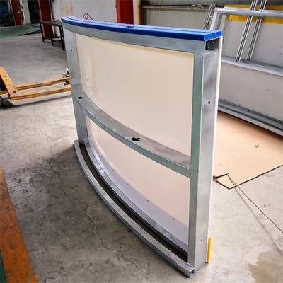 عالية الكثافة البولي ايثيلين حلبة التزلج على الجليد حديدي حاجز Dasher Board HDPE Fence