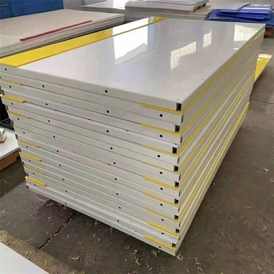 4x8 Feet المحمولة HDPE البلاستيك حلبة التزلج على الجليد الحاجز هوكي رماية حلبة التزلج Dasher Board