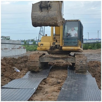 HDPE الأرض حماية البلاستيك كرين شاحنة الوصول الحصير البناء الطريق