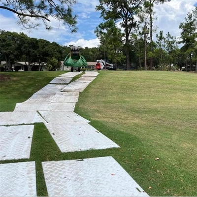 الاصطناعية الأرض حماية بساط حصيرة HDPE المؤقتة شاحنة الوصول لوحة الطريق