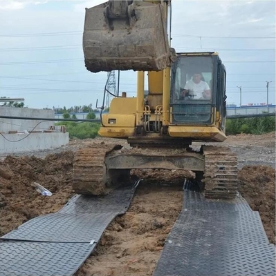 4x8ft البلاستيك لوحات الحماية الأرضية HDPE المسار ماتس للخدمة الشاقة