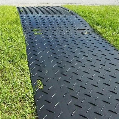 HDPE Rig Floor Mats البلاستيك في الهواء الطلق حماية الأرض المتنقلة الطرق البلاستيكية حفر النفط