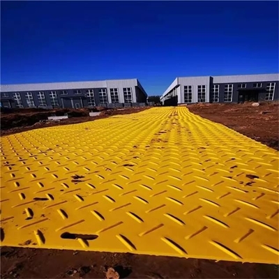 المضادة للتأثير الثقيلة أرضيات الطين الأرض HDPE البلاستيك المؤقتة المشاة حصيرة