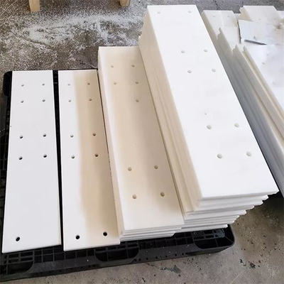 لوح بطانة UHMWPE الأبيض المقاوم للارتداء من أجل لوح بطانة صوامع الحبوب الفولاذية