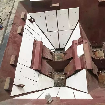 لوح بطانة UHMWPE الأبيض المقاوم للارتداء من أجل لوح بطانة صوامع الحبوب الفولاذية