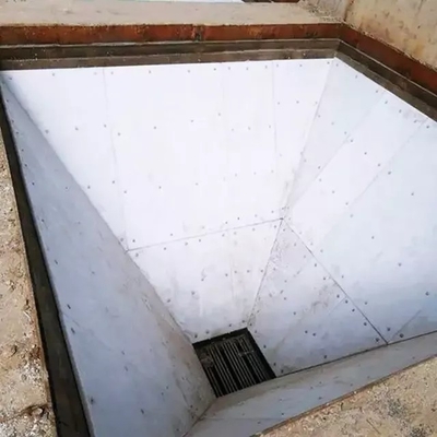 لوح بطانة UHMWPE الأبيض المقاوم للارتداء من أجل لوح بطانة صوامع الحبوب الفولاذية