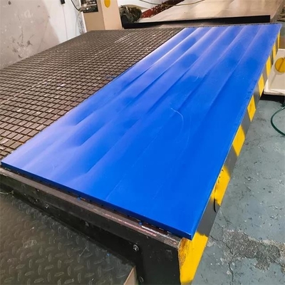 خاصية التشحيم الذاتي الأزرق UHMWPE البلاستيك صوامع الفحم بنكر بطانة ورقة