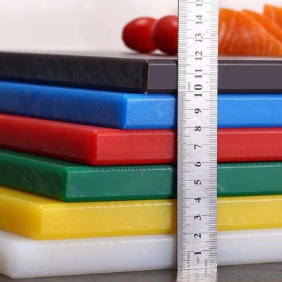 لوح تقطيع بلاستيك بولي إيثيلين عالي الكثافة 20 مم مضاد للبكتيريا