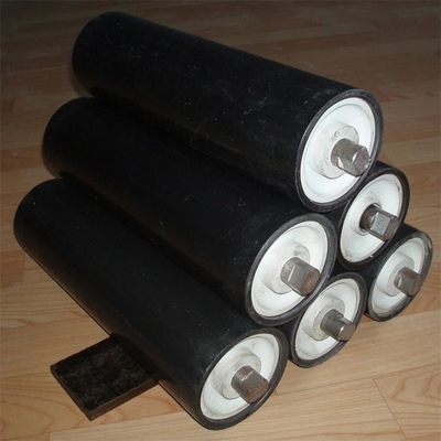 الأزرق UHMWPE الحزام الناقل الأسطوانة المهمل للتعدين الحزام الناقل الأسطوانة