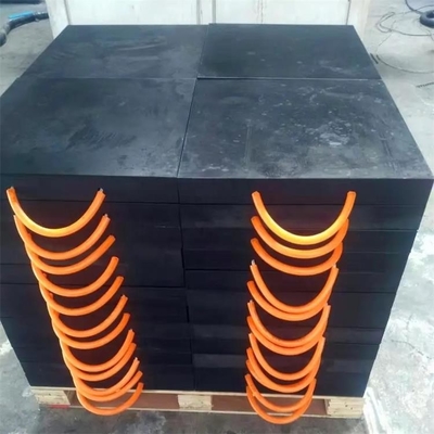 مواد البناء الصلبة المضادة للتأثير HDPE مجلس مداد مثبت الوسادة