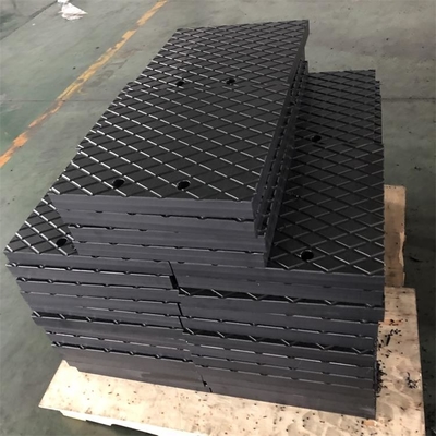 قوي تحمل الضغط قدرة HDPE مداد منصات جاك لوحة Cribbing كتلة