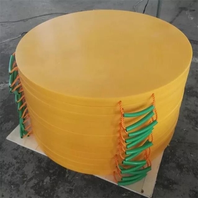 المؤقتة HDPE كرين القدم دعم لوحة جاك مداد وسادة للبناء