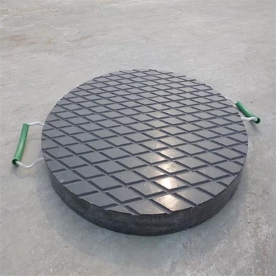 المؤقتة HDPE كرين القدم دعم لوحة جاك مداد وسادة للبناء