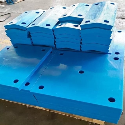 مقاومة التآكل هندسة البلاستيك ميناء الرصيف درع UHMWPE قفص الاتهام الوفير التي تواجه الوسادة