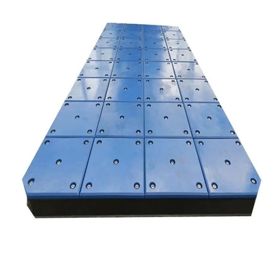 مقاومة تأثير لوحات UHMWPE Arch البحرية التي تواجه الحاجز لبناء ميناء بحري