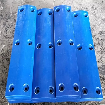 منحنية الهندسة البلاستيك حوض الحاجز منصات الوجه مصدات حوض السفن البحرية UHMWPE