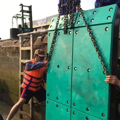 مقاومة تأثير HDPE البلاستيك البحري قارب حوض الحاجز الوجه لوحة لوحة لوحة