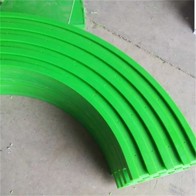 PE آلة أجزاء ناقل دليل السكك الحديدية البلاستيك UHMWPE منحني المسار الشريحة المسار