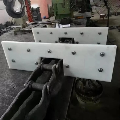 مكشطة مكشطة بلاستيكية UHMWPE مقاومة للاهتراء عالية مكشطة سلسلة السحب