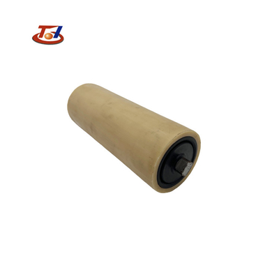 عالية الأداء الأسود UHMWPE البلاستيك حمل ناقل عودة بكرات العاطل