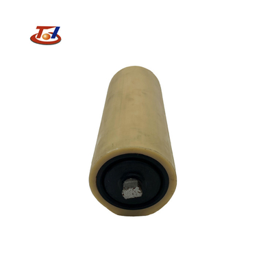 عالية الأداء الأسود UHMWPE البلاستيك حمل ناقل عودة بكرات العاطل