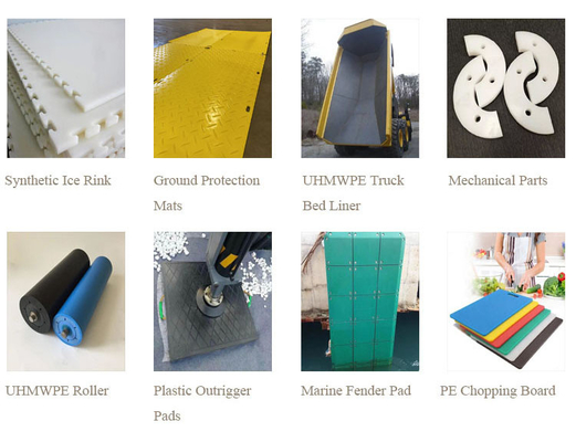 4x8 Uhmwpe ورقة بلاستيكية حلبة ثلجية اصطناعية استخدام غير سامة